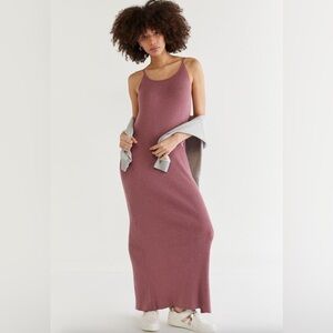 Francesca’s new with tags Jessie rib knit maxi dress